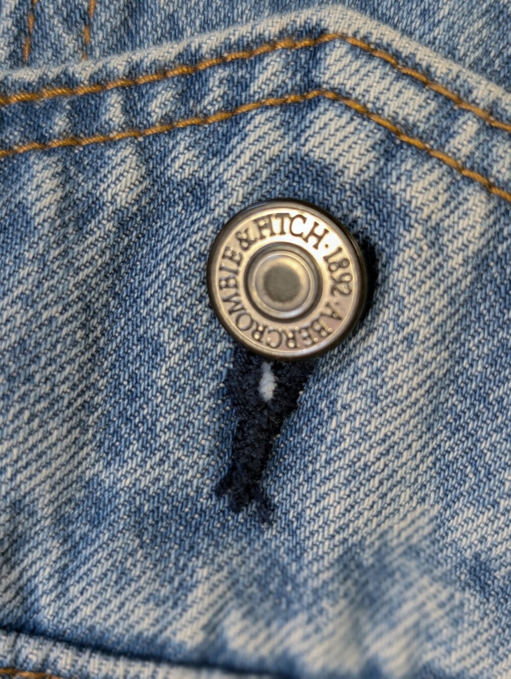 Abercrombie & Fitch '90S Relaxed Denim Utility Jumpsuit Belted Wide Leg L - Picture 9 of 16